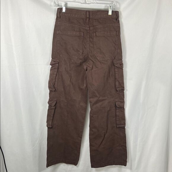 Pacsun Eco Brown Baggy Cargo Pants size 25 Brown - Picture 9 of 10